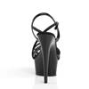 Pleaser - DELIGHT613 KnöchelriemenSandale - Schwarz Product image